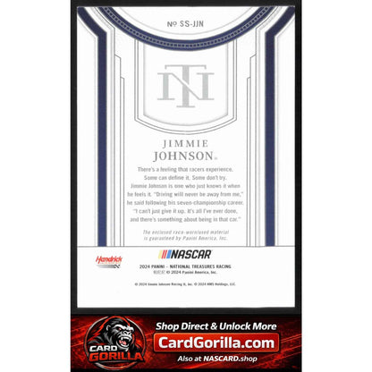 2024 Panini National Treasures #SS-JJN Jimmie Johnson Silhouettes #/99
