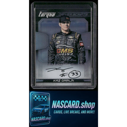 2017 Panini Torque #DS-KG Kaz Grala Driver Scripts