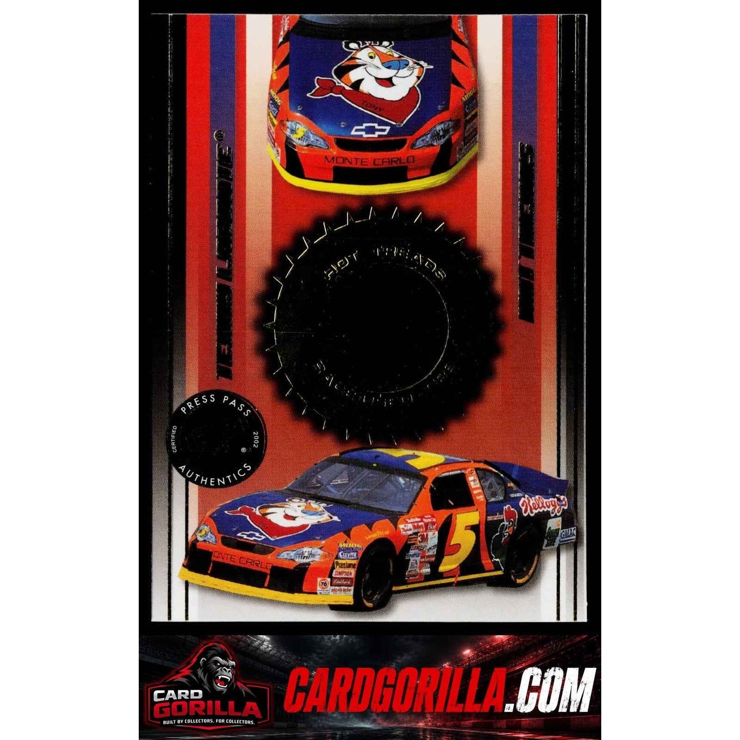 2002 Wheels High Gear #HT 10 Terry Labonte Hot Treads #/1555