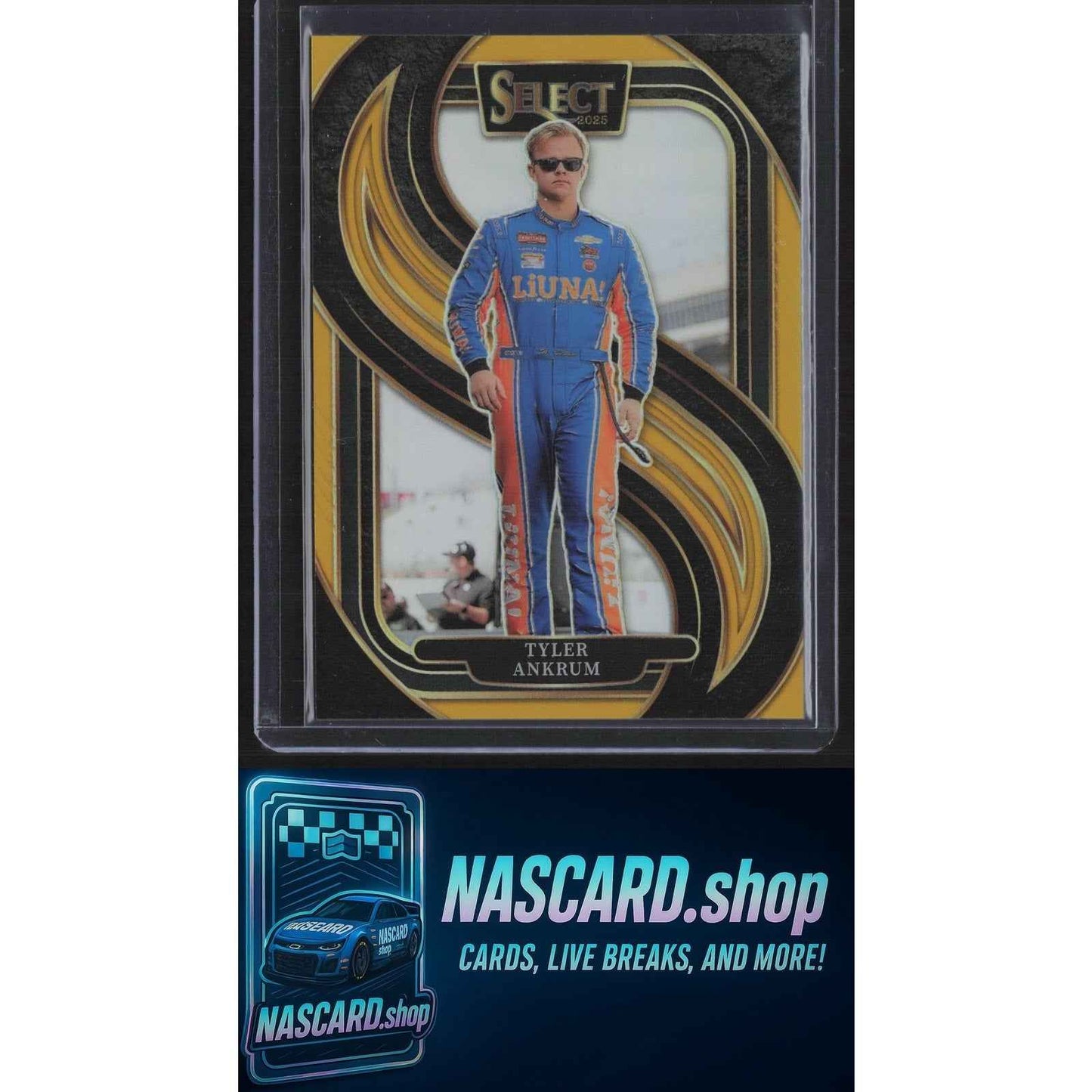 2025 Panini Select #211 Tyler Ankrum Gold Prizms #/10