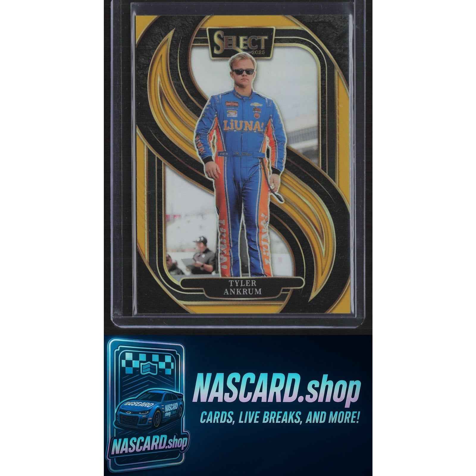 2025 Panini Select #211 Tyler Ankrum Gold Prizms #/10