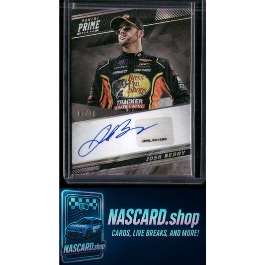2023 Panini Prime #PS-JBR Josh Berry Prime Signatures Holo Silver #/10 - Card Gorilla