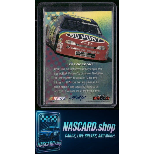 1998 Wheels High Gear #JG-B3 Jeff Gordon Custom Shop Prizes #24 - Card Gorilla