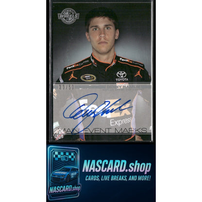2011 Wheels Main Event #ME-DH Denny Hamlin Main Event Marks Silver #/50 - Card Gorilla