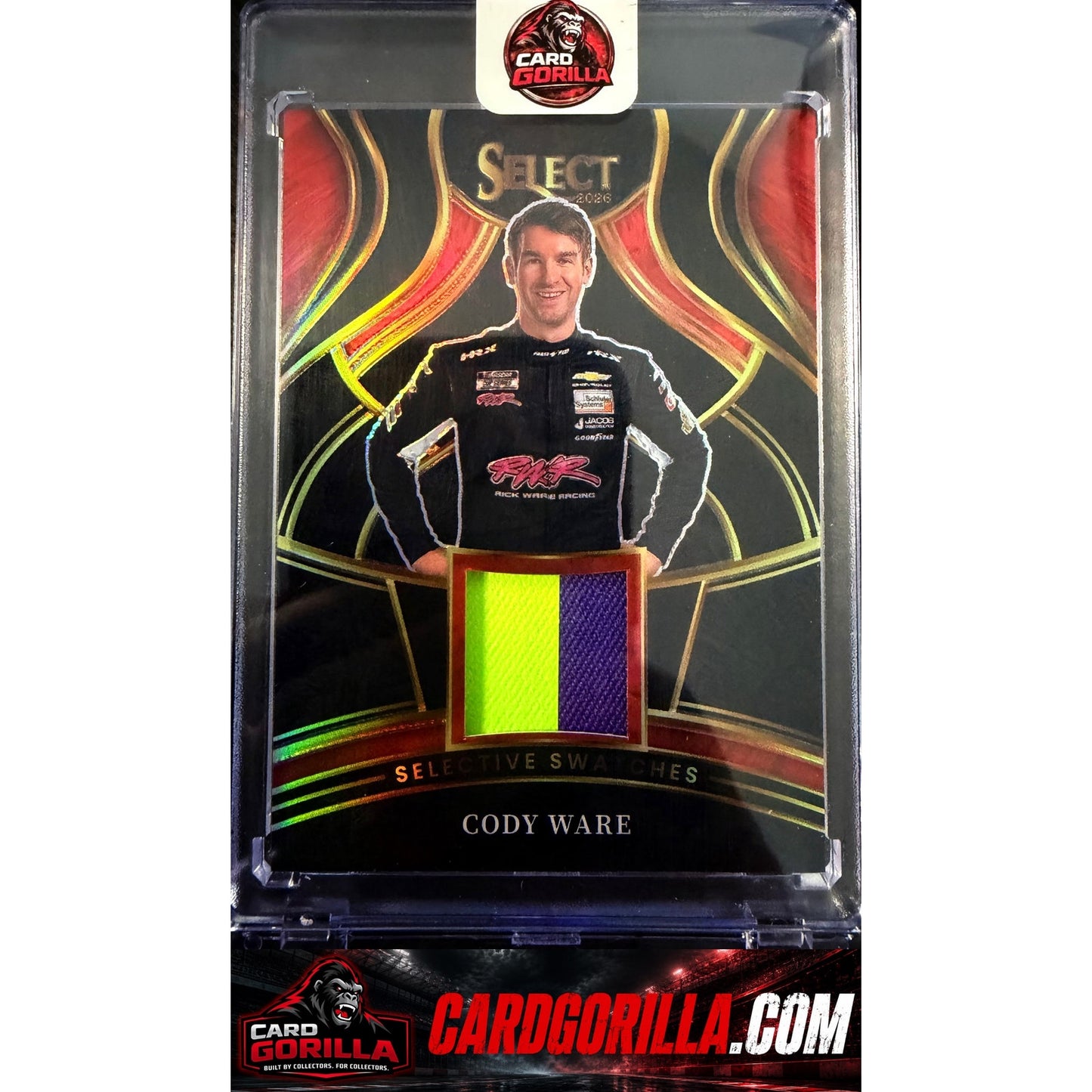 2026 Panini Select #SS-CWR Cody Ware Selective Swatches Black Prizms #1/1