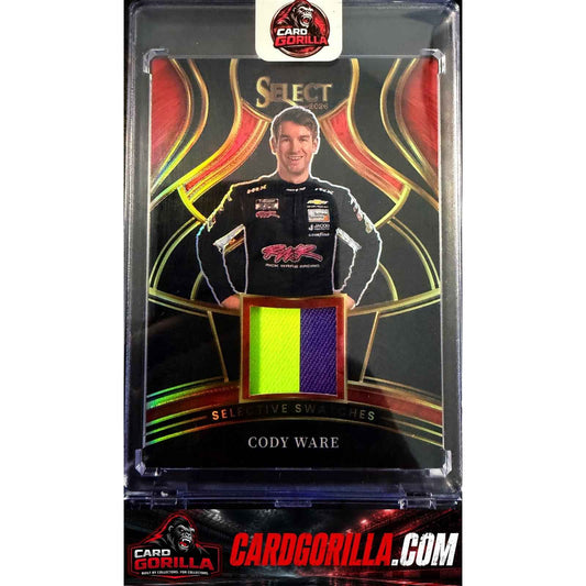 2026 Panini Select #SS-CWR Cody Ware Selective Swatches Black Prizms #1/1