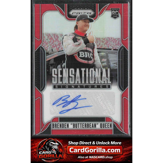 2025 Panini Prizm Brenden Butterbean Queen Sensational Signatures Red #/99