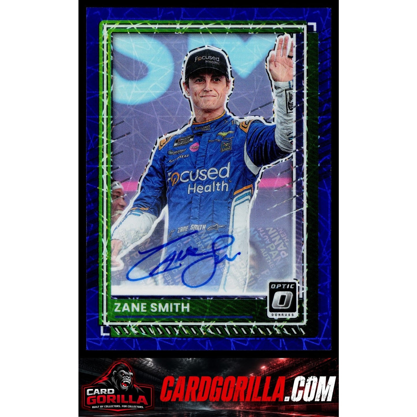 2025 Donruss #1 Zane Smith Optic Signatures Blue Velocity