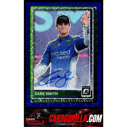 2025 Donruss #1 Zane Smith Optic Signatures Blue Velocity