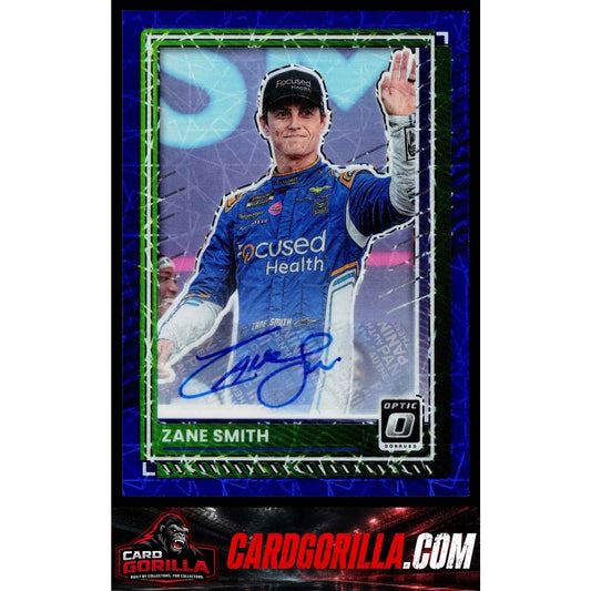 2025 Donruss #1 Zane Smith Optic Signatures Blue Velocity
