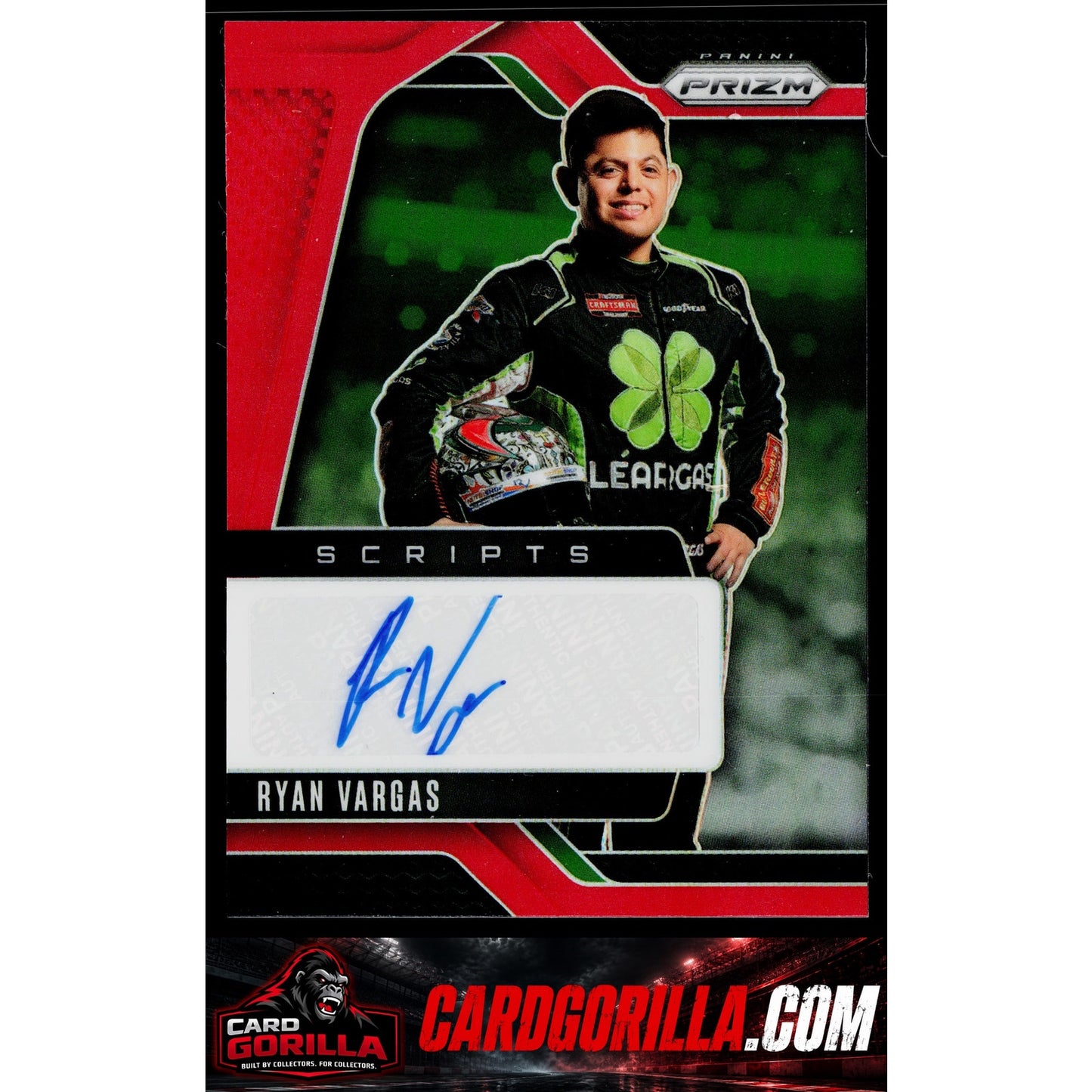 2025 Panini Prizm #S-RVG Ryan Vargas Scripts Red #/99