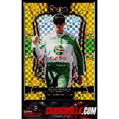 2026 Panini Select #238 Ryan Preece Trackside Gold Power Plaid #/13