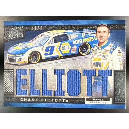 2023 Panini Prime Chase Elliott #N-CEL Names Firesuits MEM /99