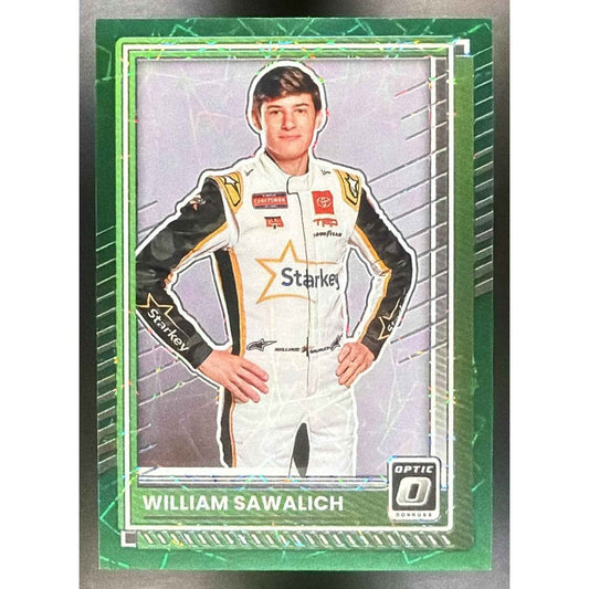 2025 Panini Donruss NASCAR William Sawalich #48 Optic Green Velocity 94/99