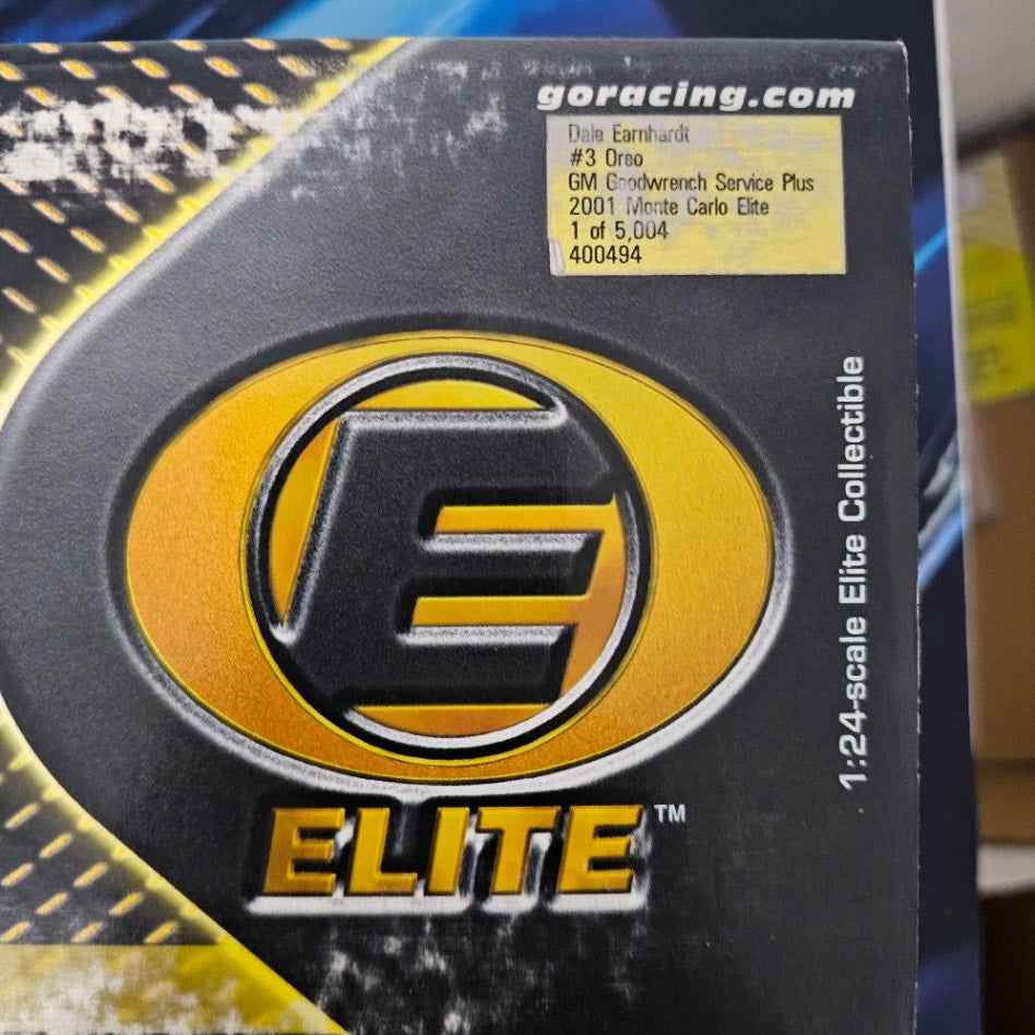 Dale Earnhardt Elite Diecast #3 2001 Oreo Monte Carlo GM Goodwrench 1 of 5004