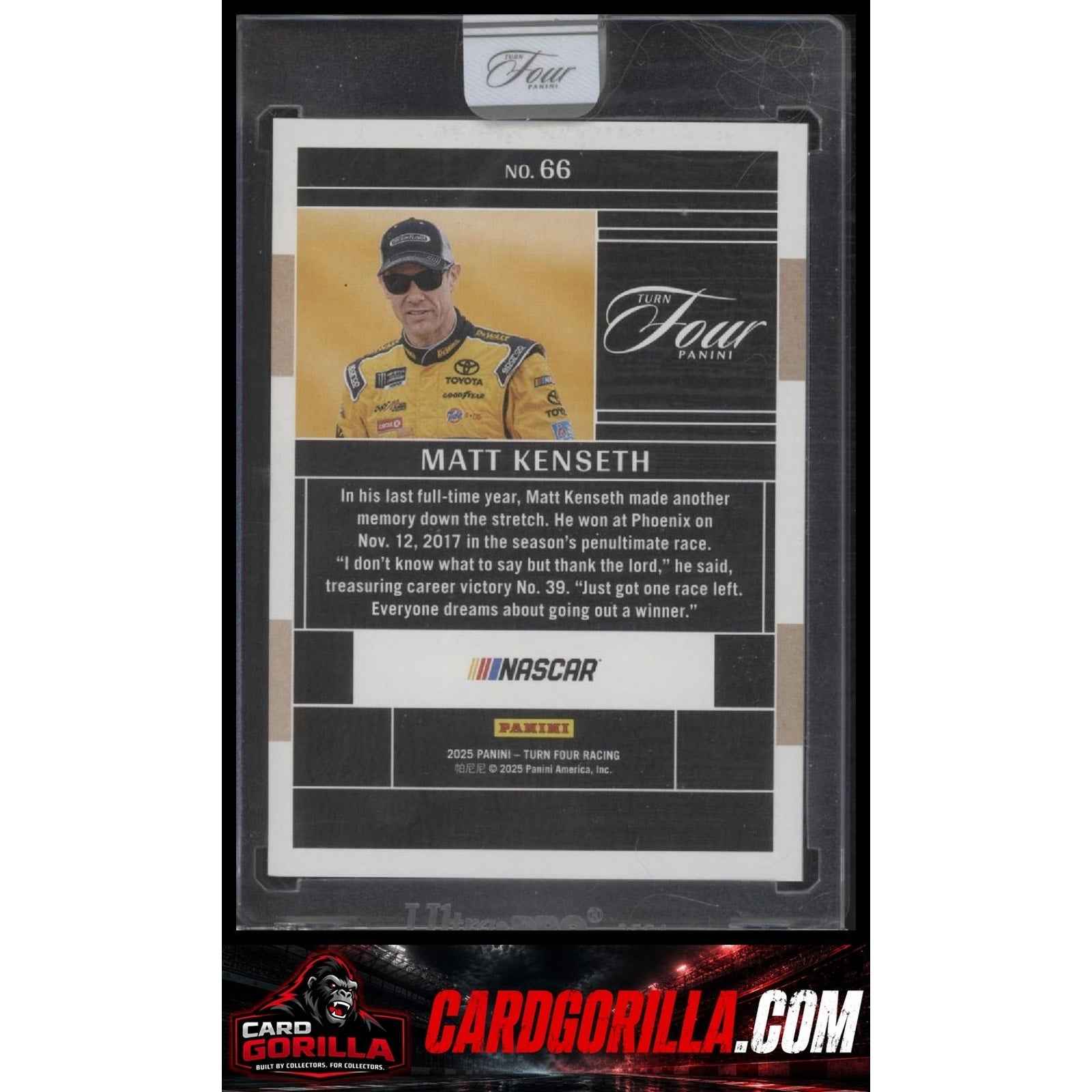2025 Panini Turn Four #66 Matt Kenseth #/75