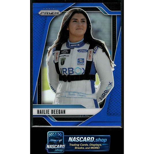 2025 Panini Prizm #100 Hailie Deegan Blue #/199
