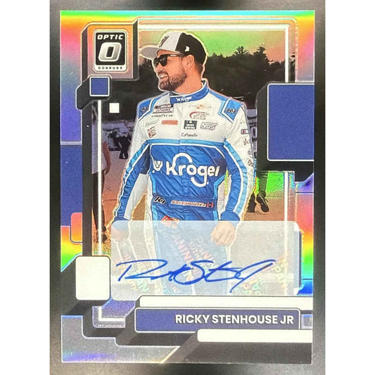 2023 Panini Donruss Ricky Stenhouse Jr. #47 Optic Signatures Holo 4/49 Auto