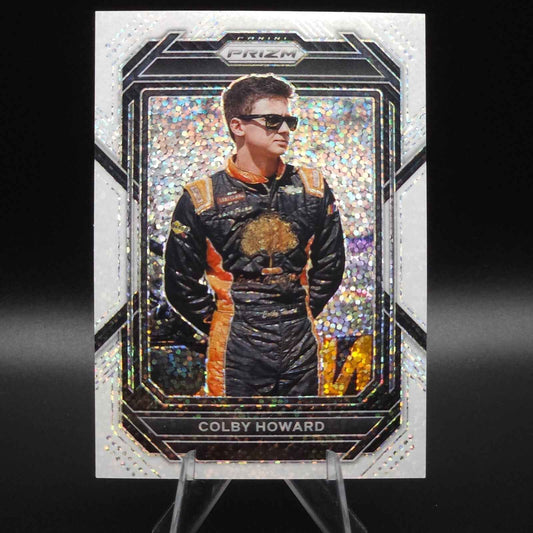 2023 Panini Prizm - Colby Howard #3 White Sparkle Prizm - NASCARD.shop