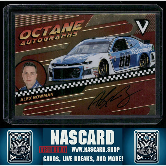 2018 Panini Victory Lane #OA-AB Alex Bowman Octane Autographs Gold #/99 - NASCARD.shop
