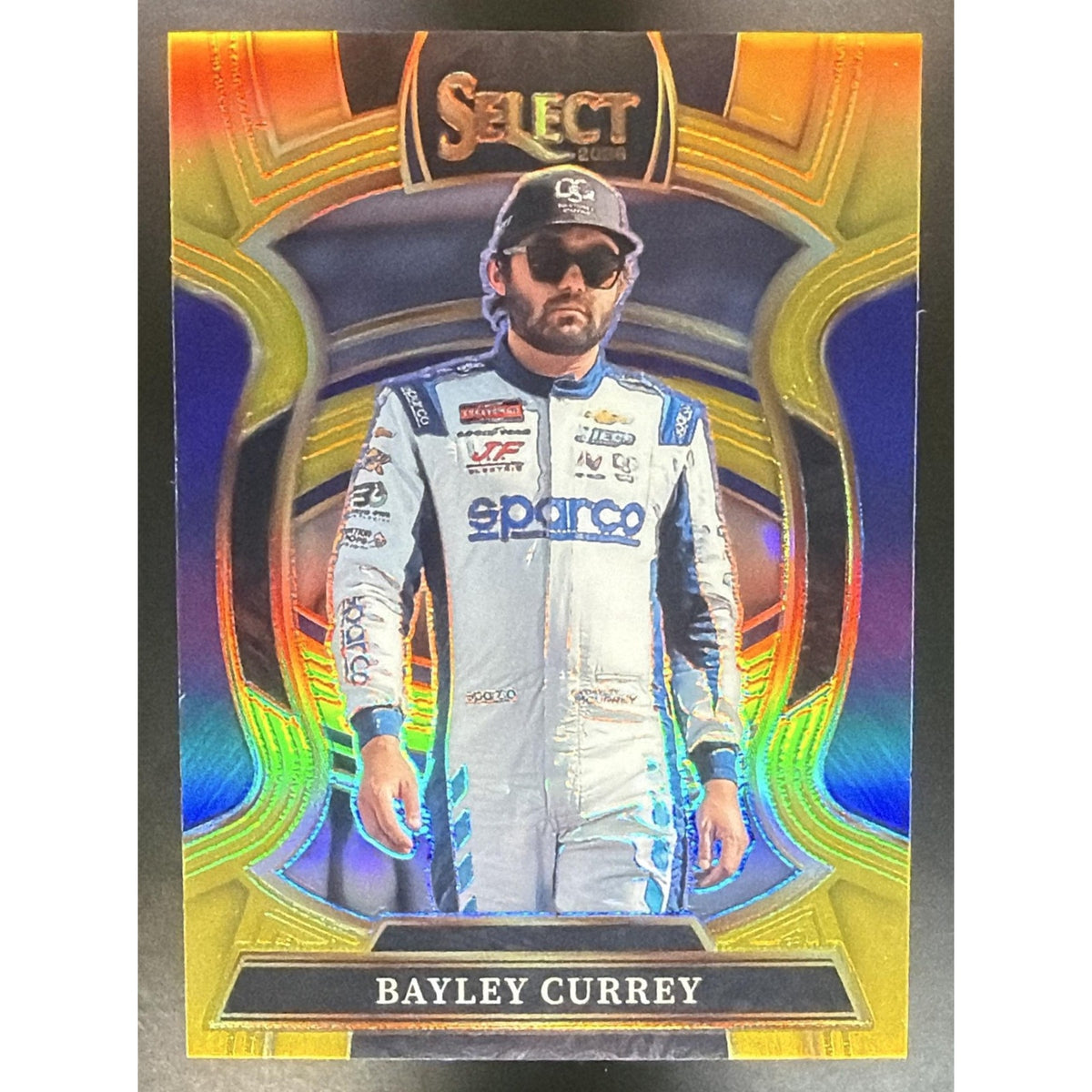2026 Panini Select NASCAR Bayley Currey #35 Set - Grandstand Gold Prizms /10