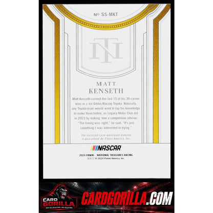2024 Panini National Treasures #SS-MKT Matt Kenseth Silhouettes #/99