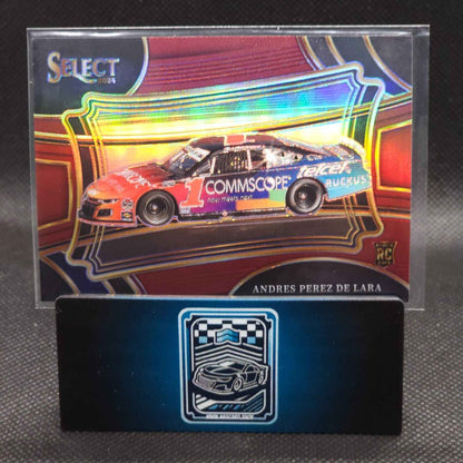2024 Panini Select Racing Pit Road Maroon #192 Andres Perez De Lara RC 20/125 - NASCARD.shop