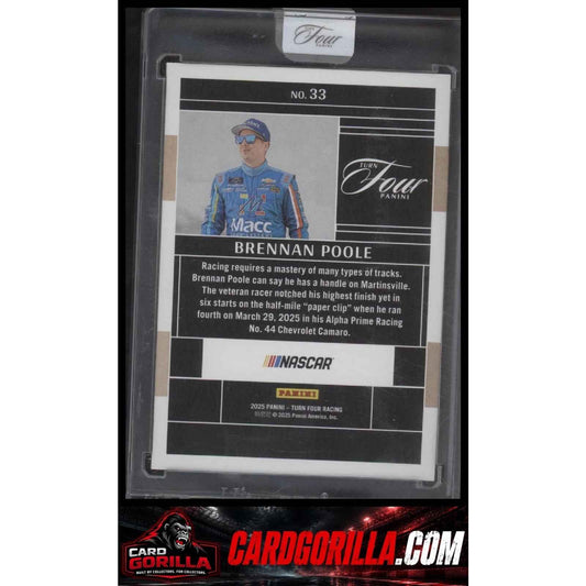 2025 Panini Turn Four #33 Brennan Poole #/75