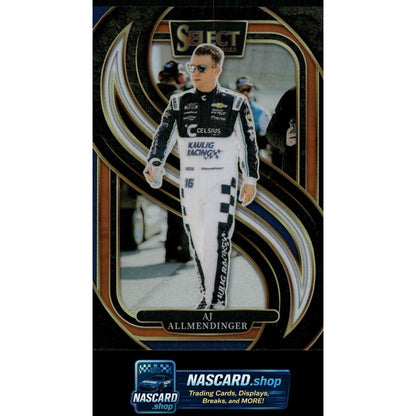 2025 Panini Select #271 AJ Allmendinger Black and Blue Prizms #/49