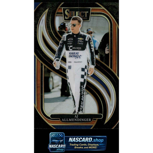 2025 Panini Select #271 AJ Allmendinger Black and Blue Prizms #/49