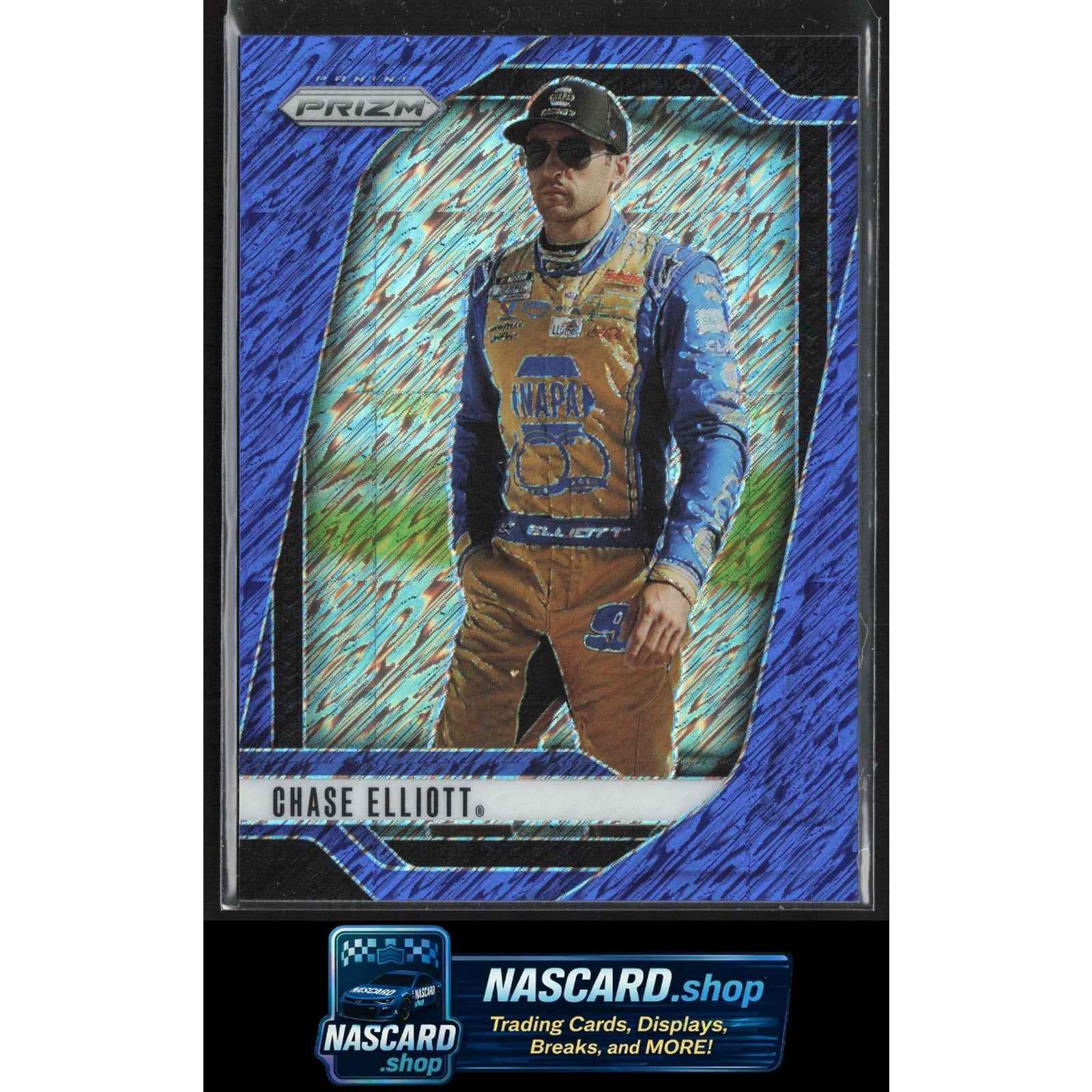 2025 Panini Prizm #43 Chase Elliott Blue Shimmer #/10