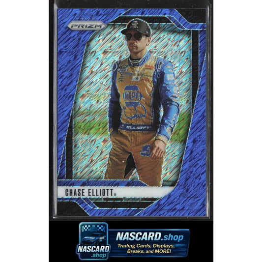 2025 Panini Prizm #43 Chase Elliott Blue Shimmer #/10