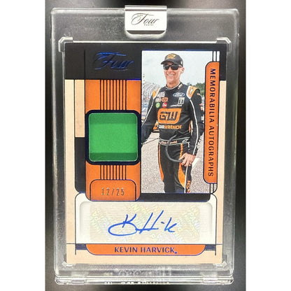 2026 Panini Turn Four Racing Kevin Harvick #MA-KHV Memorabilia Auto Blue /25 MEM