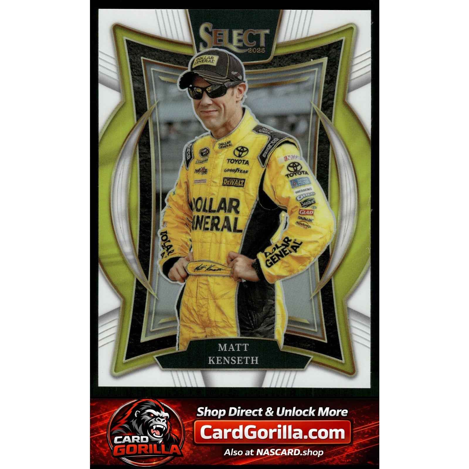 2025 Panini Select #27 Matt Kenseth White Prizms #/99