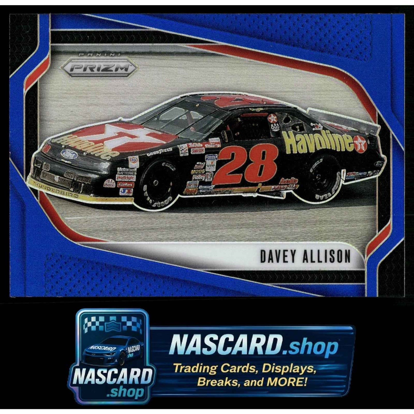 2025 Panini Prizm #104 Davey Allison Blue #/199
