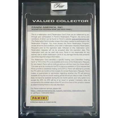 2026 Panini Turn Four Racing Carson Hocevar Winning Moments /49 Auto Redemption