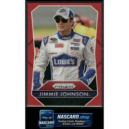 2025 Panini Prizm #164 Jimmie Johnson Red #/249