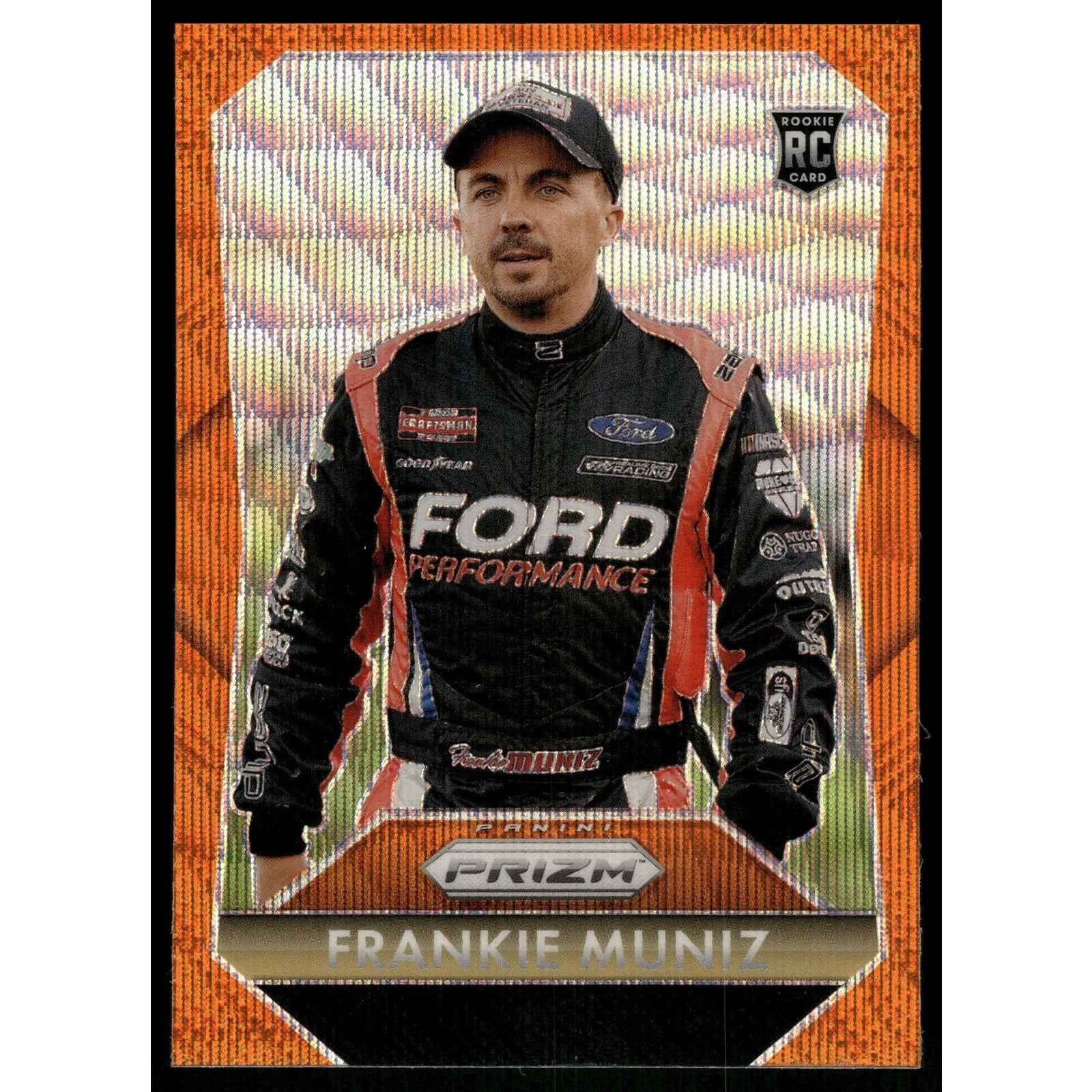 2025 Panini Prizm #182 Frankie Muniz Orange Wave #/125 RC