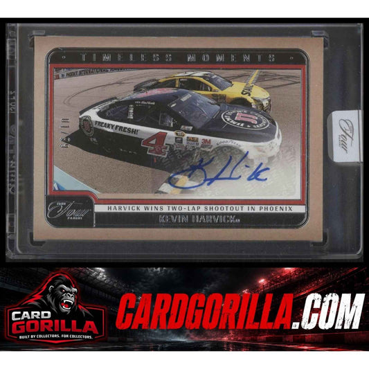 2025 Panini Turn Four #TM-KHK Kevin Harvick Timeless Moments #01/99