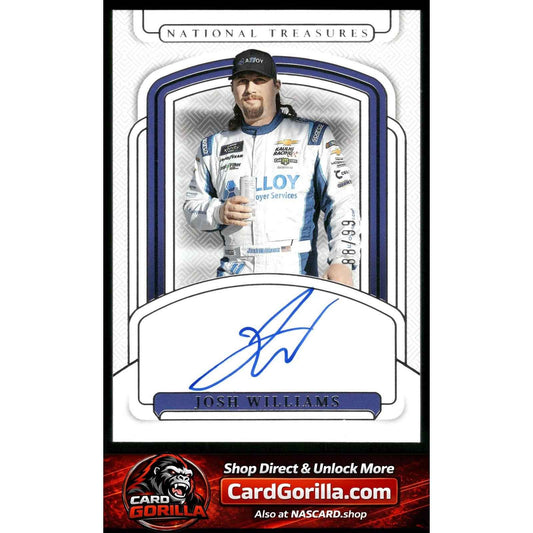 2025 Panini National Treasures #S-JWS Josh Williams Signatures #/99