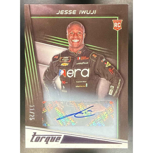 2023 Panini Chronicles Jesse Iwuji #11 Torque Auto Purple 11/25
