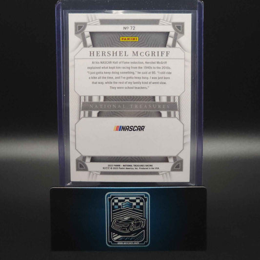 2023 National Treasures NASCAR Diamond Anniversary SIlver Hershel McGriff 15/15 - NASCARD.shop
