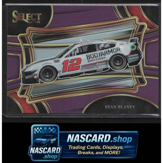 2024 Panini Select #168 Ryan Blaney Purple Prizms #/75
