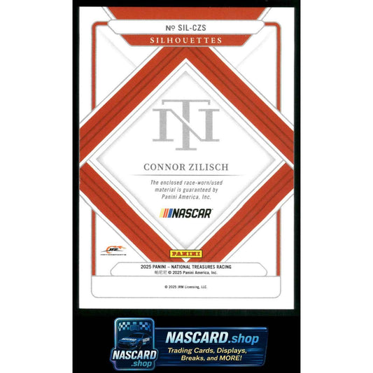 2025 Panini National Treasures #SIL-CZS Connor Zilisch Silhouettes #/75