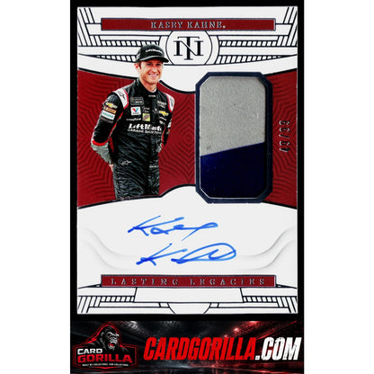2023 Panini National Treasures #LL-KKN Kasey Kahne Lasting Legacies #/99
