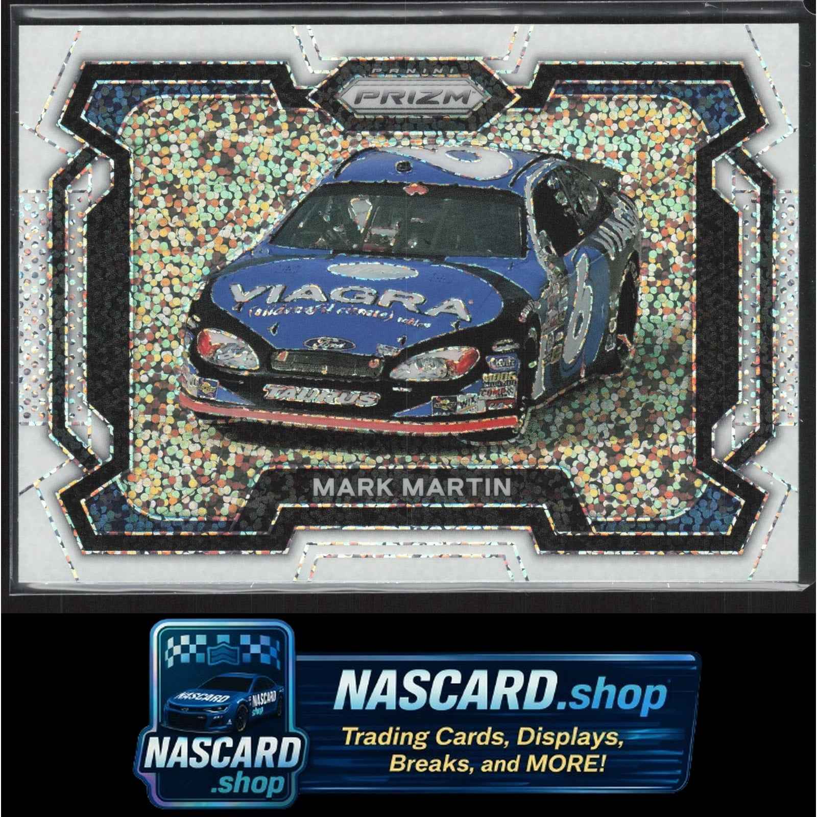 2024 Panini Prizm #61 Mark Martin White Sparkle