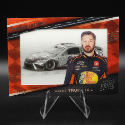 2023 Panini Prime Racing Showcase Swatches Silver Martin Truex Jr. /25 - NASCARD.shop