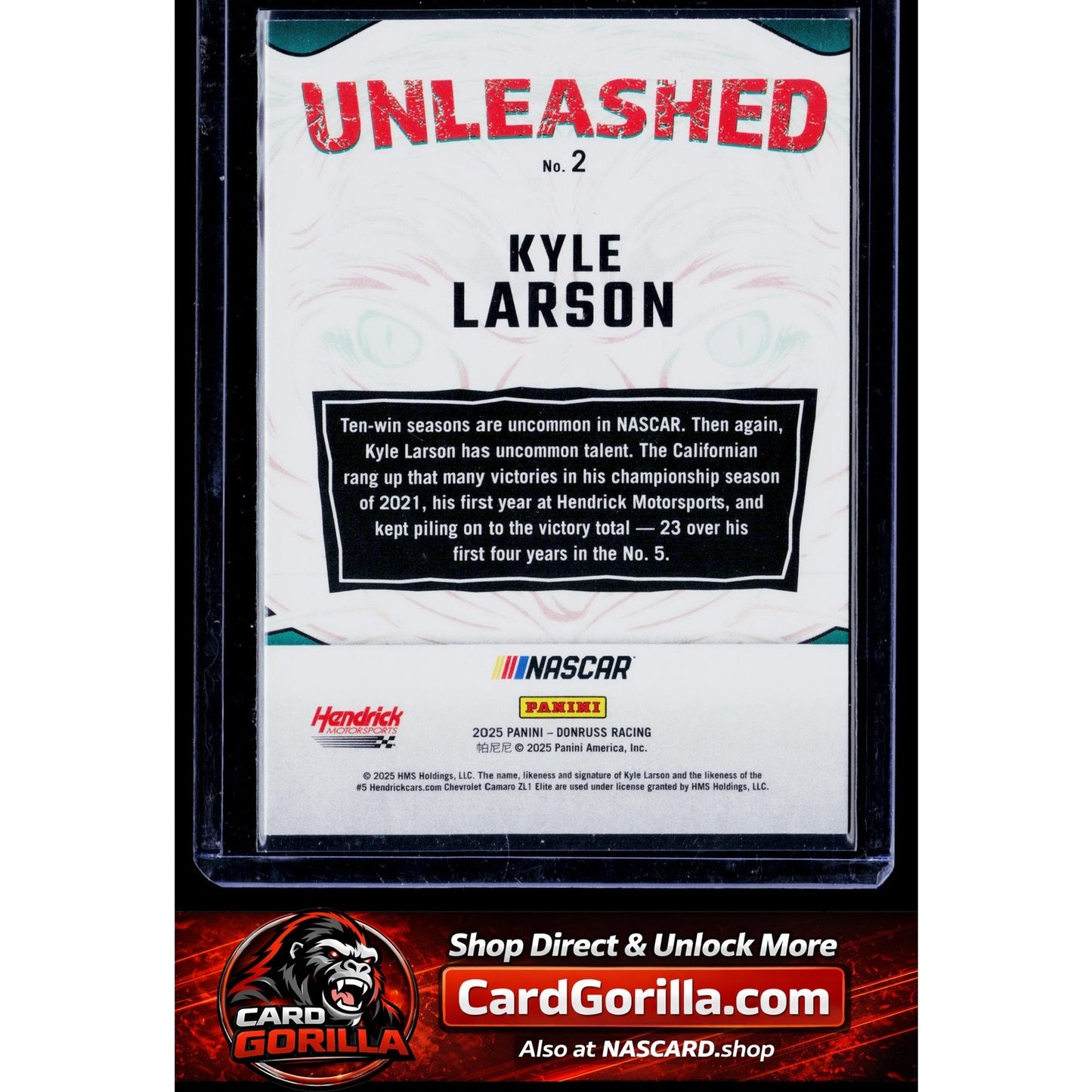 2025 Donruss #2 Kyle Larson Unleashed