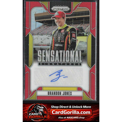 2025 Panini Prizm #SS-BJS Brandon Jones Sensational Signatures Red #/99