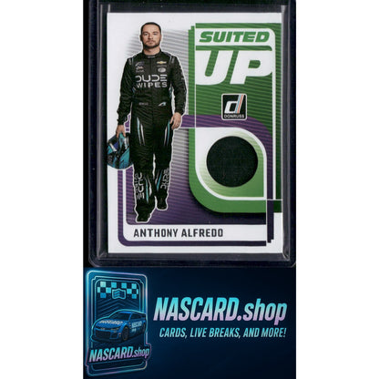 2025 Donruss #SU-AAL Anthony Alfredo Suited Up Swatches - NASCARD.shop